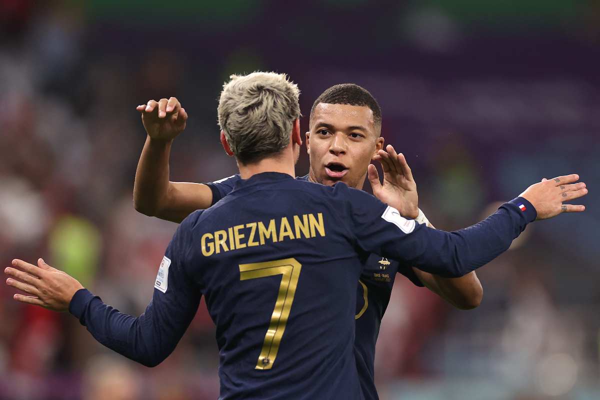 Griezmann Mbappe Francia