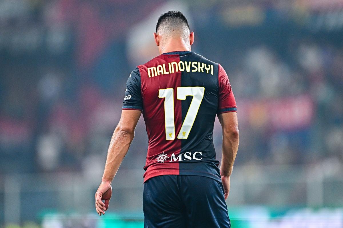 Malinovksyi calciatore del Genoa pronto al rientro