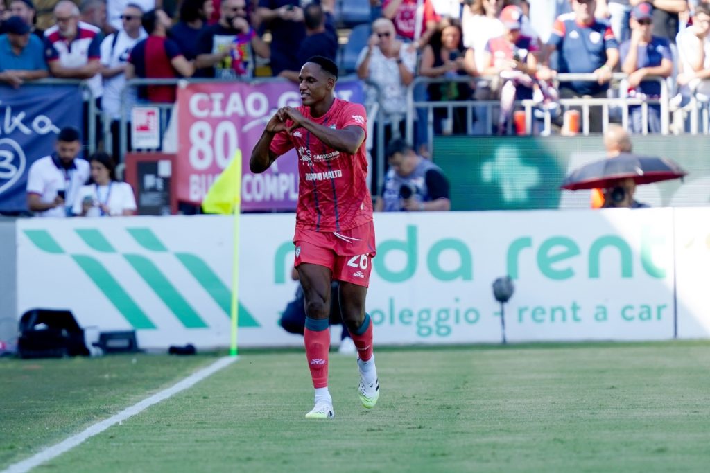 Yerry Mina difensore del Cagliari